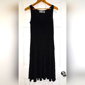 Chico's Black Ruffled Sheath Dress SIZE 0